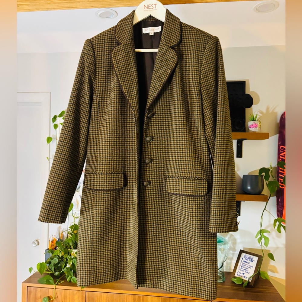 San Francisco-Brown Checkered Coat